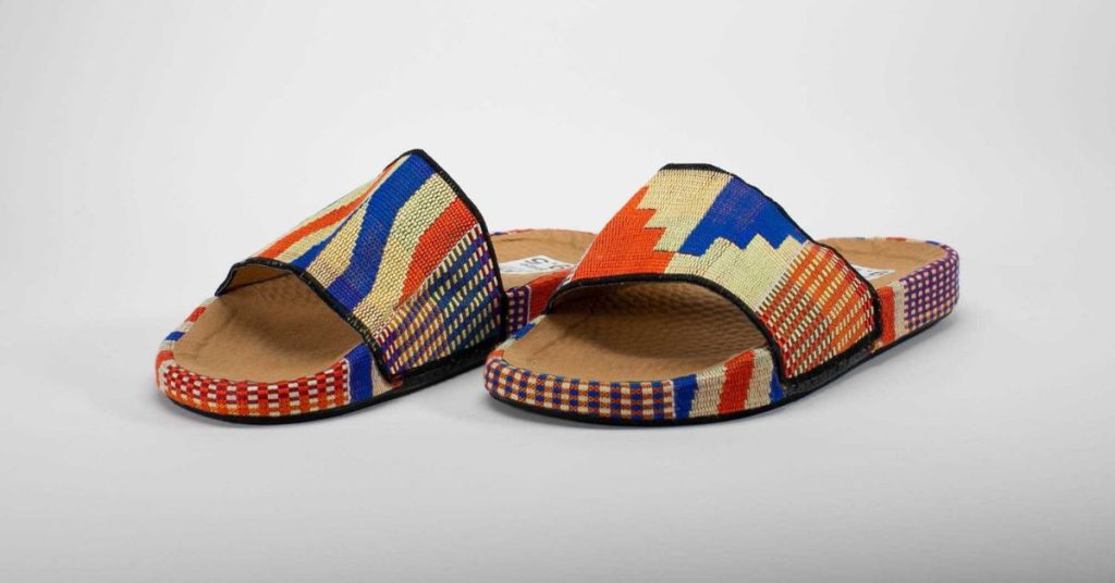 Kente Fabric Sandals