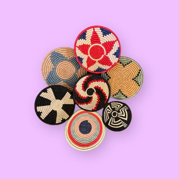 Set of 6 wall baskets 5